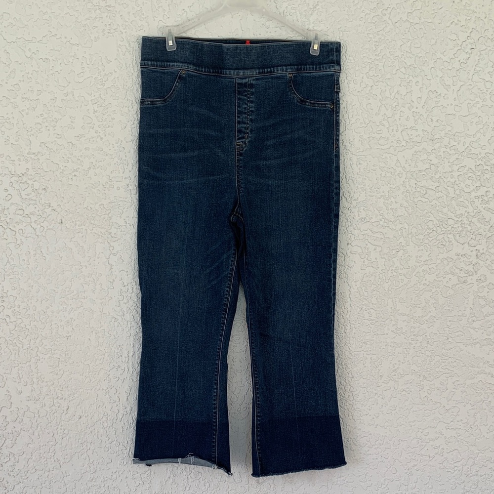 SPANX Dark Blue Flare Jeans size 2X